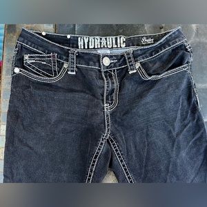 HYDRAULIC Bailey super skinny, faded black size 13/14.  Used